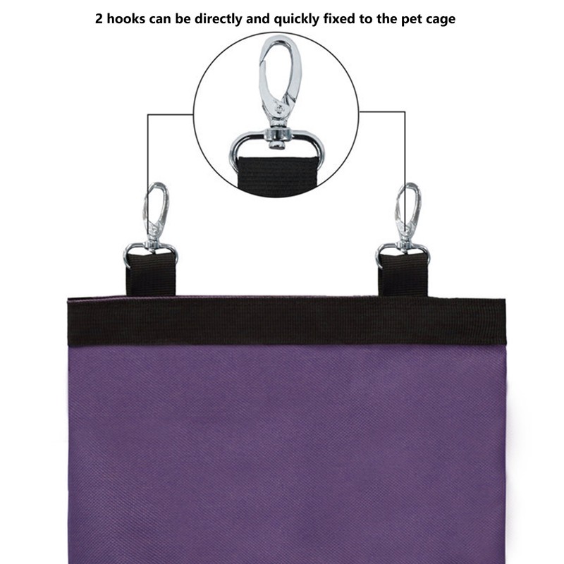 Pet Feeding Bag Oxford Cloth Pig Hay Feeder Storage Hanging