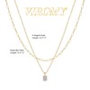 VIROMY Diamond Gold Necklaces for Women Dainty Gold Layered Necklaces