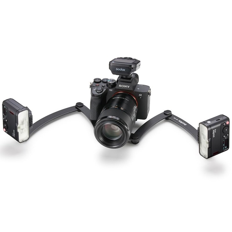 Godox MF-DB Double-Ended Stand, Dental Conversion Brackets, 180° Rotation for