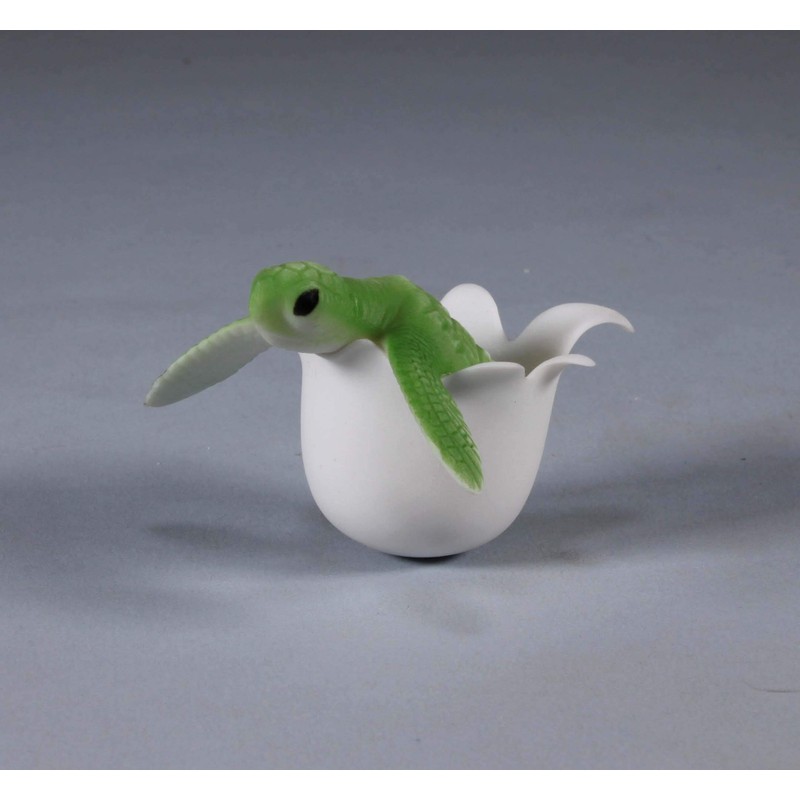 Hatching Turtle Mobile Rocking Sculpture John Perry Green Tipsy Turtle