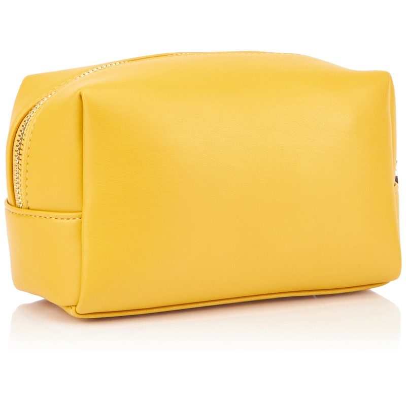 Valentino Women's Chamonix Re Travel Accessory Cosmetic Case, Mustard-coloured, CASUAL