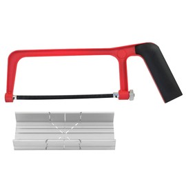 DEKTON DT45520 Junior Hacksaw with Mitre Block, 240 V, Black/Red, 150 mm