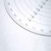 VISLONE Round Centre Finder Compass, Clear Acrylic Lathe Centring Tool,