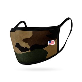 Empire Cove Comfort Face Mask Child Kids Boys Girls Size 2-Ply Cotton Poly Made in USA with Imported Fabric Camouflage