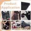 FINGERINSPIRE Black Mini Polka Dot Fat Quarters Quilting Fabric Bundles,