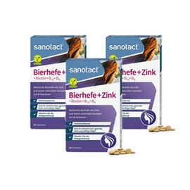 Sanotact Biolabo Bierhefe + Zinc 60 tablets Brewer's yeast (Sanotact Bierhefe Zink) 3 units, 60 tablets / 사노탁트 비오라보 비어헤페 + 아연 60 정 맥주효모 (Sanotact Bierhefe Zink) 3개, 60정