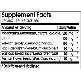 Panic Attack Max Relief ~ 180 Capsules - No Additives ~ Naturetition Supplements