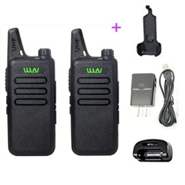 WLN KD-C1 Mini Walkie Talkie UHF 400-470Mhz Two Way Radio (1 Pair)