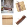 Angus Stoke premium leather Knife Roll Bag - Storage and