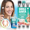 SMILE SAVER 360° Deep Clean 3-Sided Toothbrush 3PK + Toothpaste