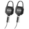 Booms Fishing Locking Zinger Retractor: 2 Pack Retractable Keychain, RG4