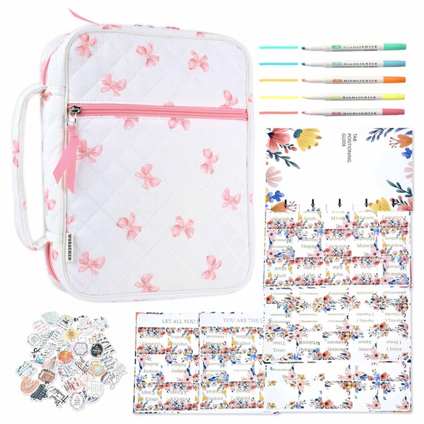 Bible Cover Case for Women,Cotton Bible Cover for Men Women