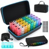 Monthly Pill Organizer 4 Times a Day, Pill Box Organizer