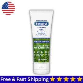 Benadryl Itch Stopping Gel  3.5Oz By Benadryl USA Free Shipping