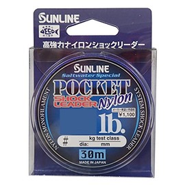 サンライン(SUNLINE) ショックリーダー ソルトウォータースペシャル ポケット ナイロン 20m 10号 ナチュラルクリア