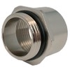 AM-3210-BR, Nickel Plated Brass Thread Adapter M32 x 1.5 to