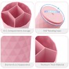 360-Degree Rotating Desk Organizer with Diamond Pattern