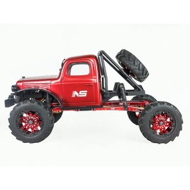 NexxSpeed CNC Brass / 7075 Aluminum Extended Rear Suspension Links Set (Black) - FMS FCX24