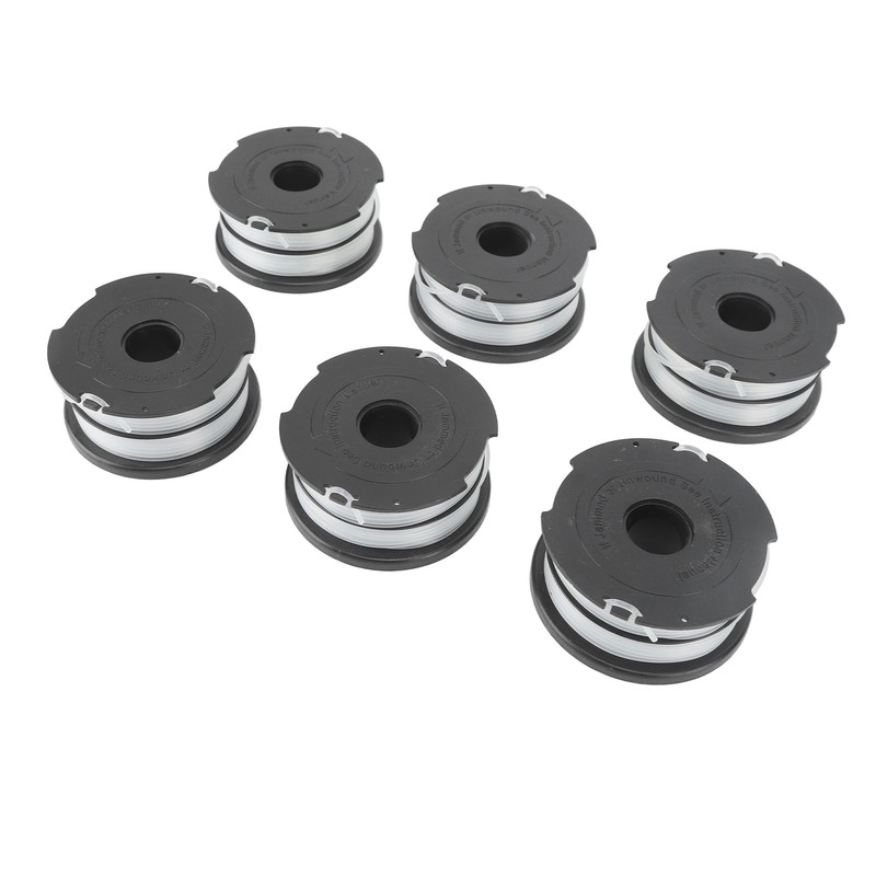 6pcs Weeder Replacement Spool 38.6ft 0.06in String Trimmer Replacement Spool