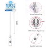 Nurse Pen Set Retractable Badge Reels ID Clip with Ballpoint
