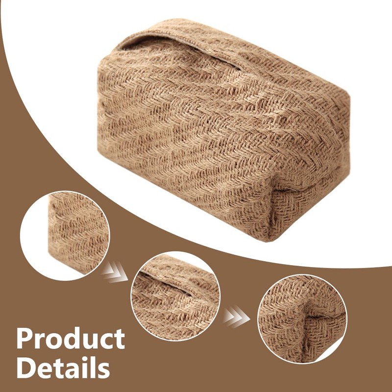 IKOPFLN Tissue Box Storage Box for Car Tissues Cosmetic Tissues