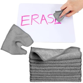 Tanlade Microfiber Cleaning Cloth 6"x6" Cleaning Rags Reasonable Kitchen Towels Microfiber Towels Cars Wash Dry Erase Cloth (Gray,30 Pcs)