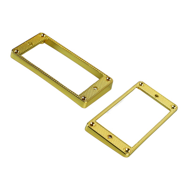 2PCS Guitar Pickup Frame Metal Bridge and Neck Pickups Cover