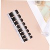 Healeved 48pcs Black Gradient Shade Nail Sticker Full Cover Fake