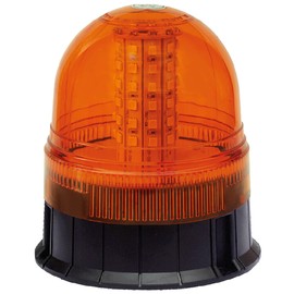 Maypole 12/24V 40x3W LED Amber Flashing Warning 3 Bolt Fixing Beacon Vans, Tractors, Recovery Vehicles, Forklifts
