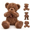 suepcuddly 20" Posed Teddy Bear Stuffed Animal Cute Plush Toy