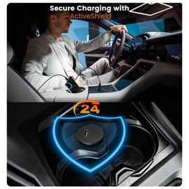 CamperXlite Aluminum Alloy 48W USB Outlet, PD 18W&QC 30W High Speed Charging Socket, 12/24V Compact & Flush Mount USB Outlet for Caravan Trailer Camper Van Car Boat (2Pcs)