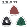 VRKET 133PCS Oscillating Tool Sanding Pads Kit,125 Sandpaper, 2 Triangular