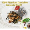 ULTHMOK Dandelion Tea, Leaf & Root Herbal 100 Tea Bags