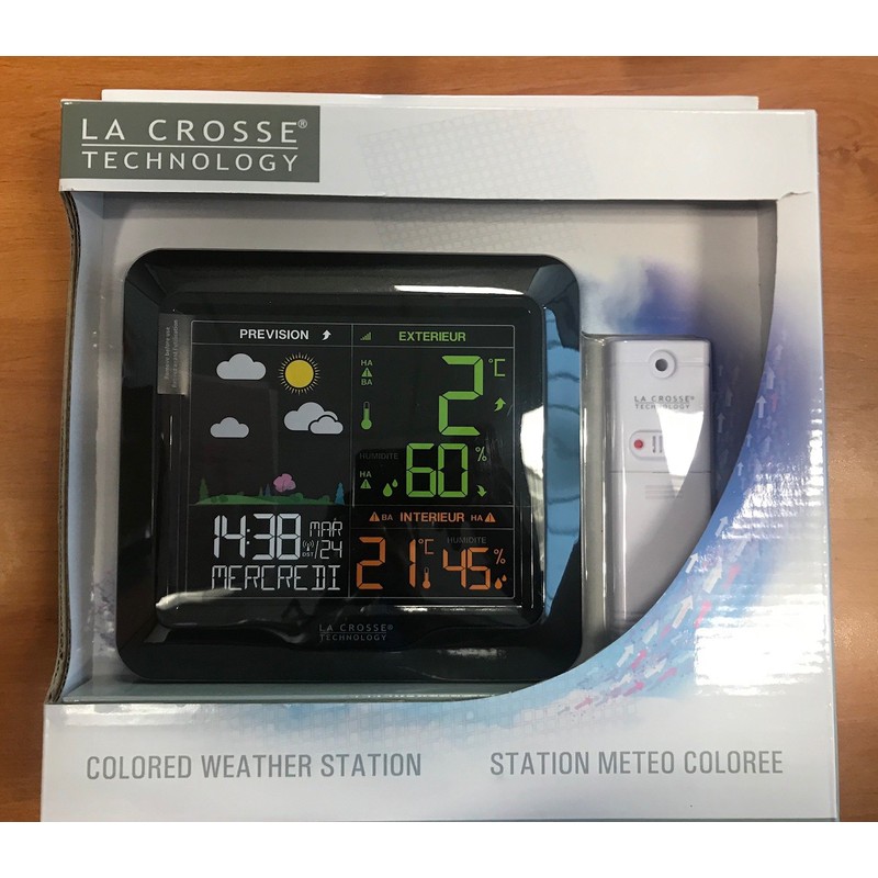 La Crosse Technology WS6822 - Weather station with coloured LCD
