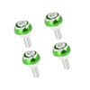 RATCHROLL 4pcs 6mm Metal Motorcycle License Plate Frame Bolt Screw