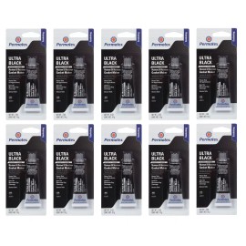 Permatex ULTRA BLACK Gasket Maker, 3.35 oz. tube carded, CASE OF 12/ 12 pack