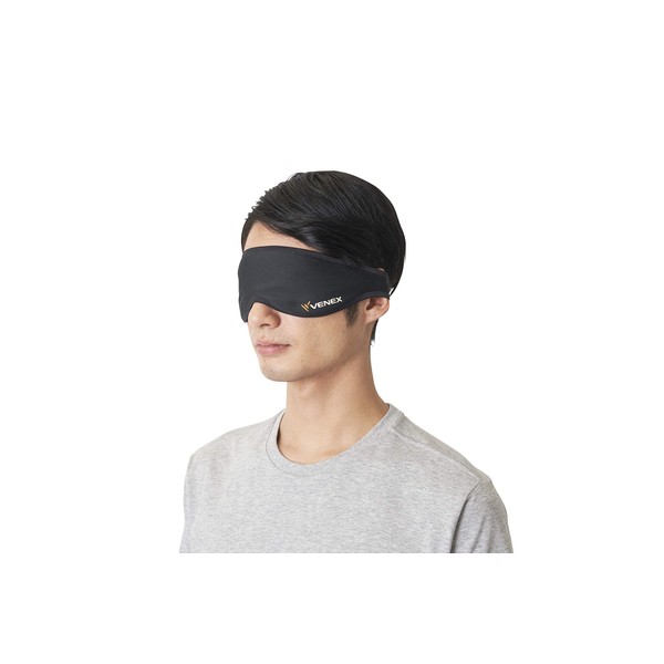 VENEX 61060332 Recovery Wear Eye Mask, Black, L Size