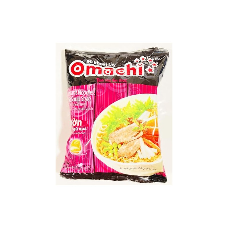 Instant Noodles,Artificial Meat Flavored,Contains 2% Potato Starch,Rib Soup Style,2.82 oz,