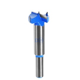 FOCMKEAS 20mm丨0.79 Inch Forstner Drill Bit with Round Shank Double-Flute Tungsten Carbide Wood Hole Saw for Plastic, Hard Wood, Woodworking Hinge Hole Drilling Boring Bits Cutter 1 Pcs Blue