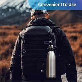 10PCS Stainless Steel Flag Pole Clips— 2 inch Premium — Boat Flag Pole Snaps Hooks —Heavy Duty Spring Snaps Clips — Metal Spring Lanyard Clips for Shower Curtain Key Chain Carabiners (50mm)