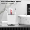 Toothbrush Holder for Bathroom,Plastic Detachable for Easy Cleaning Multi-Functional Storage,3