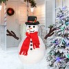 Colovis 16Pcs Snowman Decorating Kit, Snowman Making Kit Winter Party