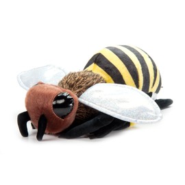 The Petting Zoo Bee Stuffed Animal Plushie Slap Bracelet, Gifts for Kids, Slapstix Wildlife Animals, Bee Plush Toy, 9 inches