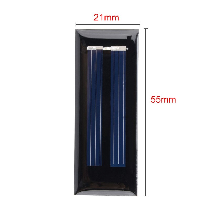 sourcing map 5Pcs 1V 50mA Poly Mini Solar Panel Modul