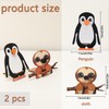 Handmade Animal Glasses Holder Stand Penguin and Sloth Eyeglass Stands,