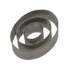 Yolli Oval Hearts Fondant Cutter Set - 3 Sizes -