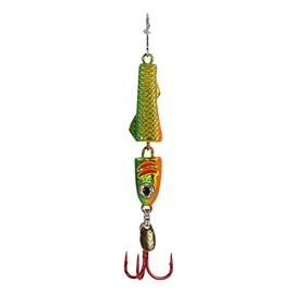Clam 16799 Jointed Pinhead Pro 1/4oz, Size 8, Perch Holo