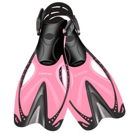 Supertrip Kids Snorkel Fins Swim Fins for Lap Swimming Age 6-14