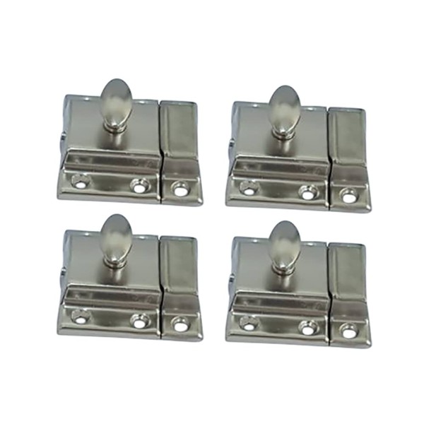 QCAA Oval Turn Cabinet Latch, for Cupboard & Other Furniture,