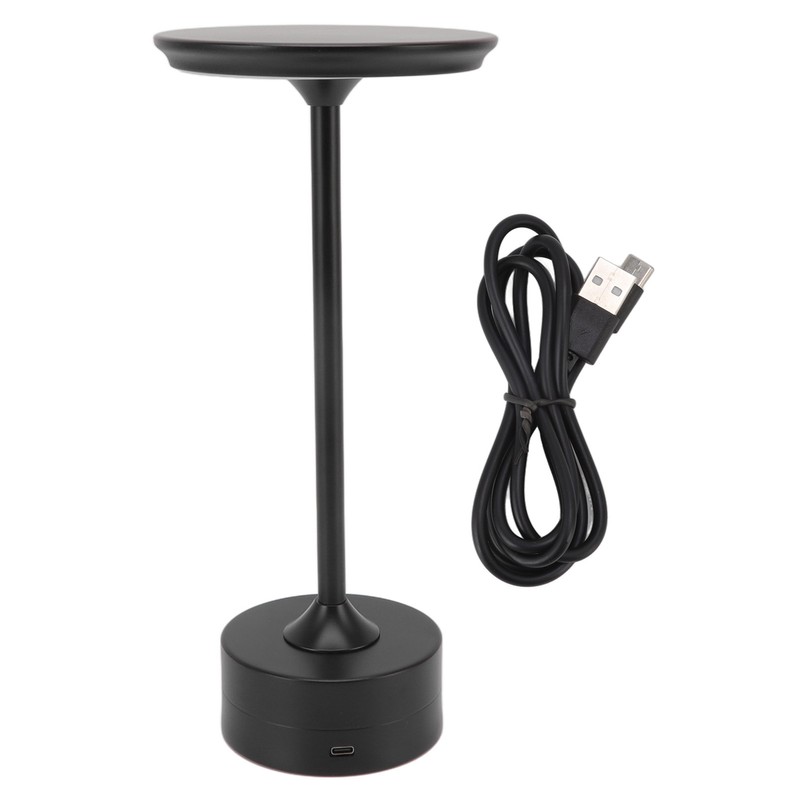Cordless Table Lamp Rechargeable 2000mAh 3 Levels Brightness Portable USB